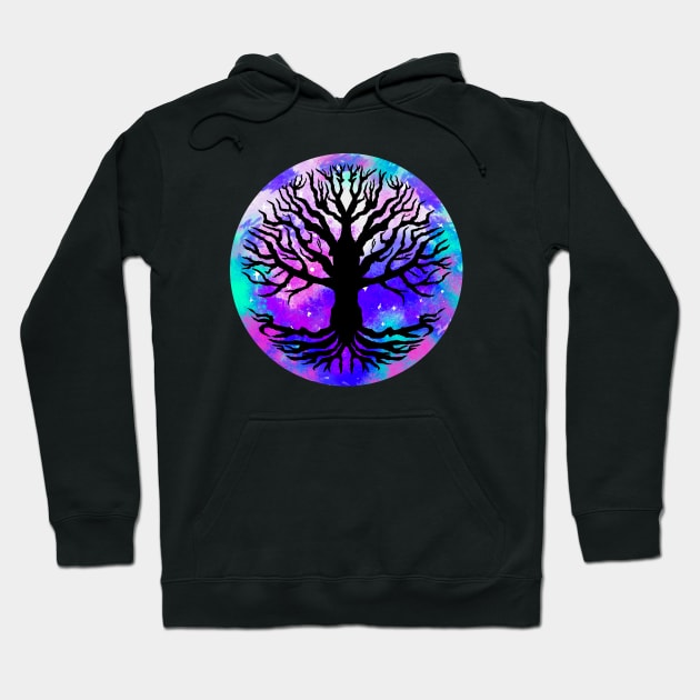 Cosmic Yggdrasil Hoodie by nickbeta